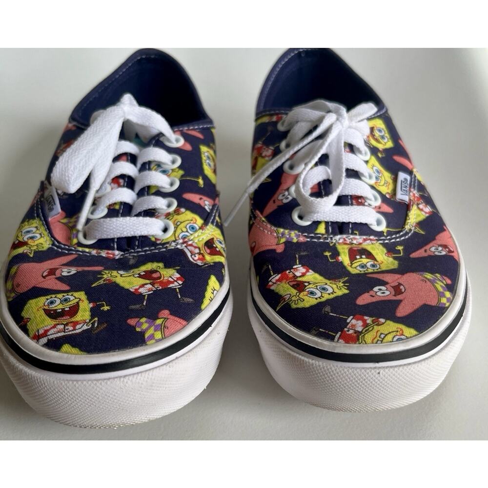 Vans x SpongeBob AlohaBob ComfyCush Sneakers W8 M6.5 Limited Collab Patrick Star - Picture 10 of 11